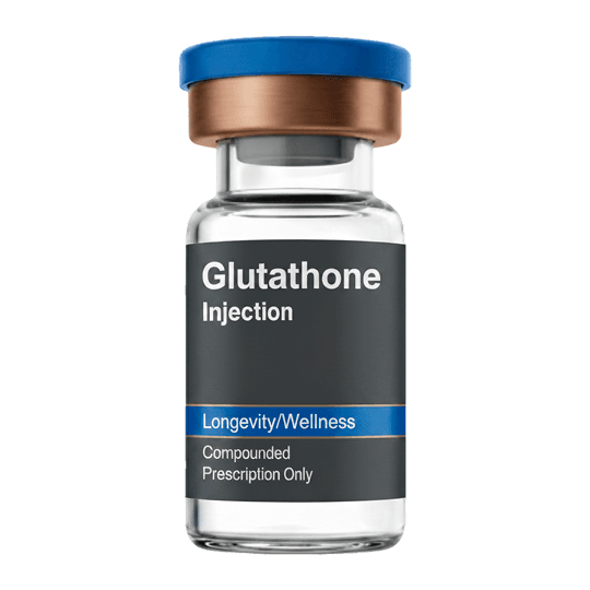 Compounded glutathione injection vial